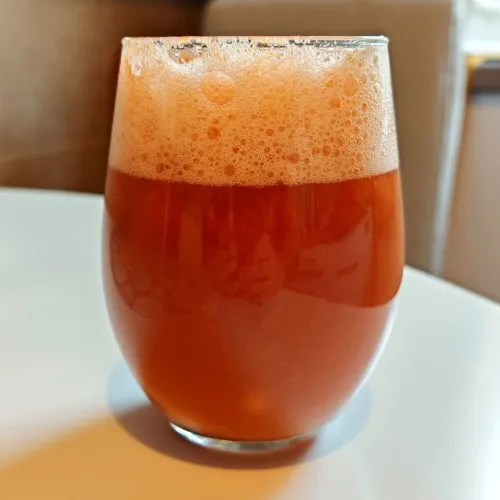 Our tomato gose, Mary's Salty Revenge, 4% ABV